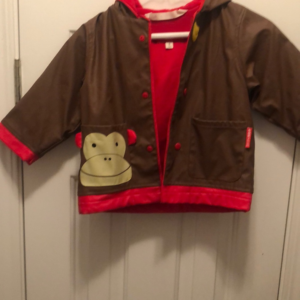 Skip Hop monkey rain jacket